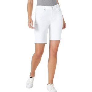 Lee Relaxed Fit White Bermuda Shorts Size 10